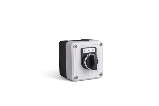 PY Series Plastic 1 Hole MB101S30 + BROZET08 + BET08201 Grey-Black Control Box